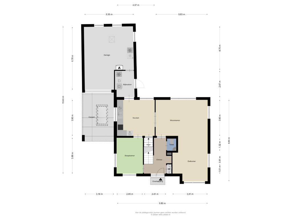 View floorplan of Begane Grond of Aardheuvel 57