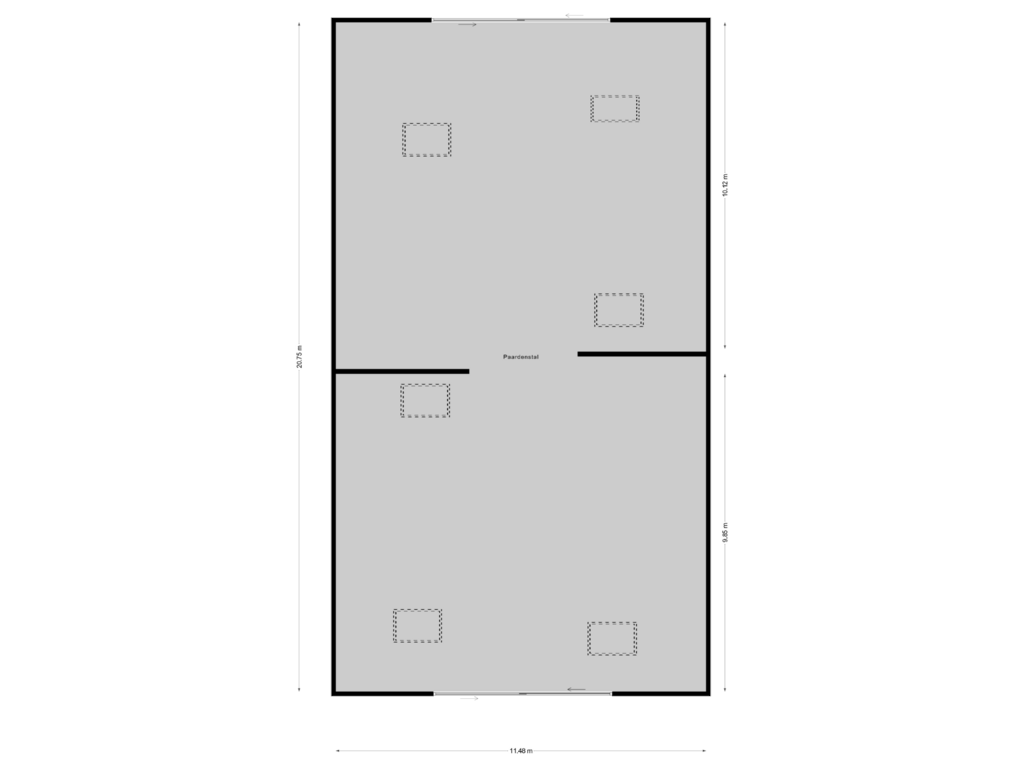 View floorplan of Paardenstal of Coevorderstraatweg 52