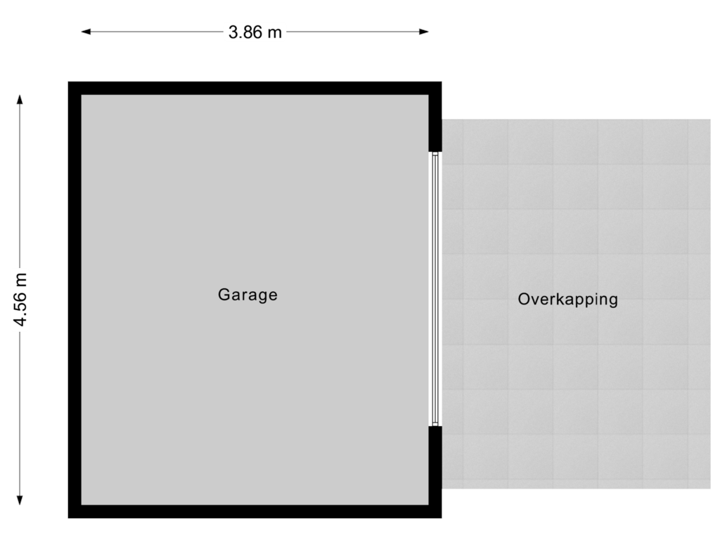 View floorplan of Garage of Coevorderstraatweg 52