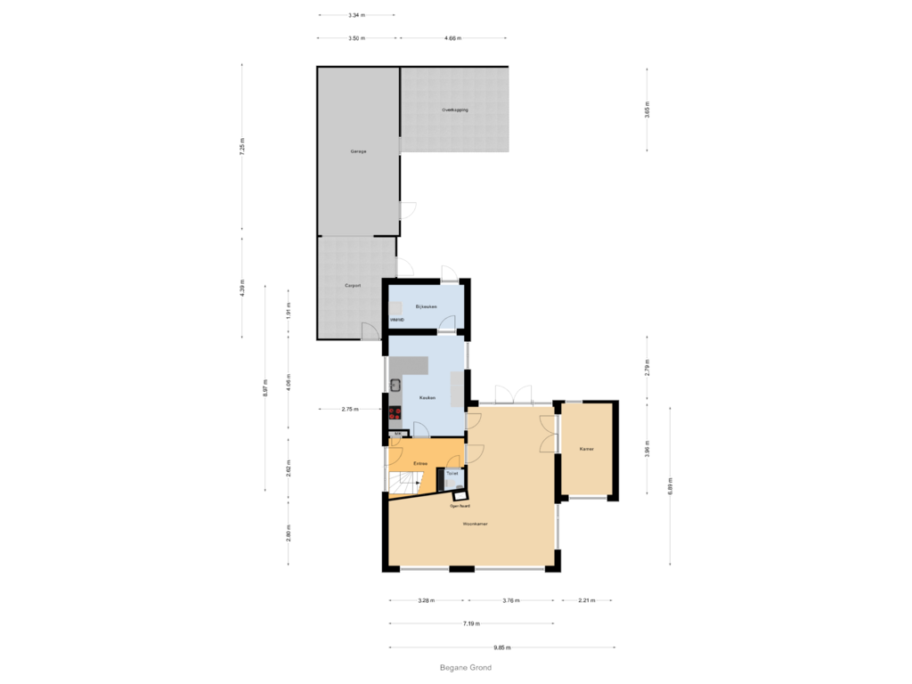 Bekijk plattegrond van Begane Grond van Aert Swaensstraat 7