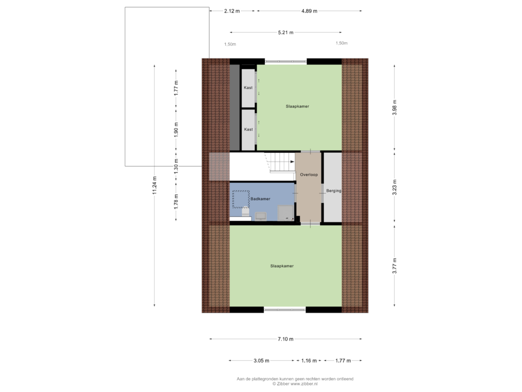 Bekijk plattegrond van Eerste Verdieping van Leo Steenhuisoord 1