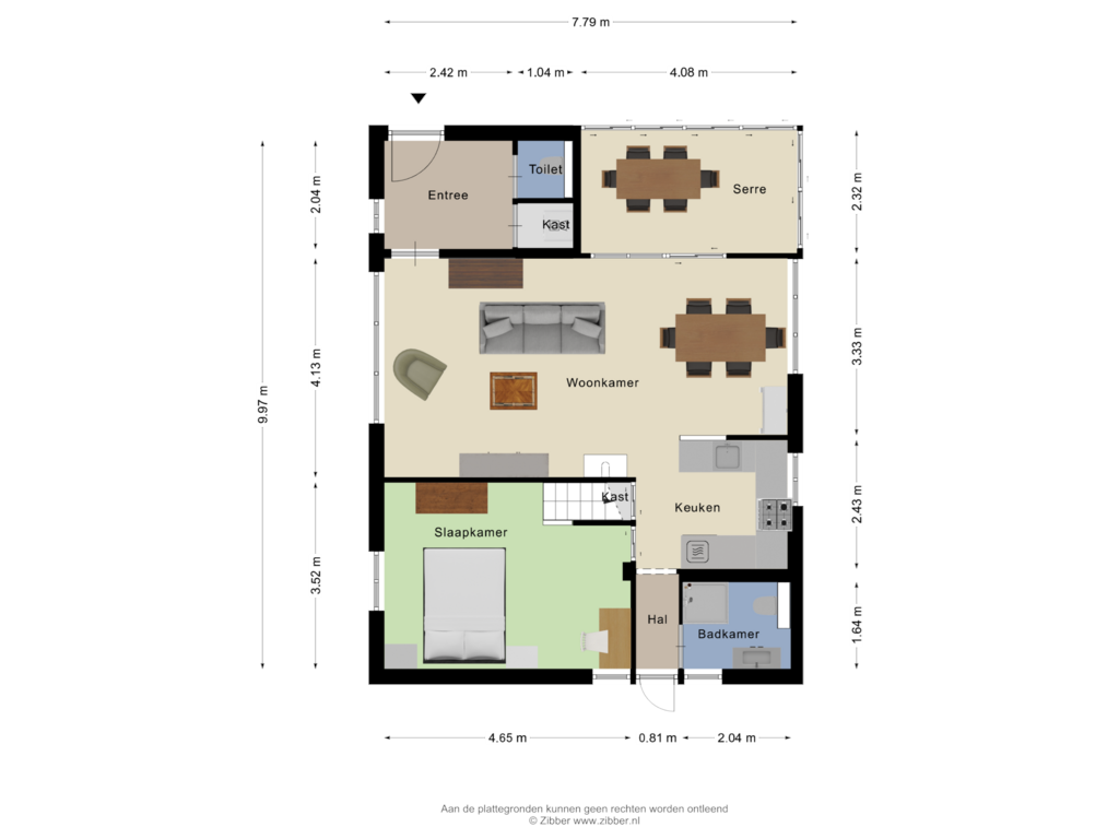 Bekijk plattegrond van Begane Grond van Fresia 24