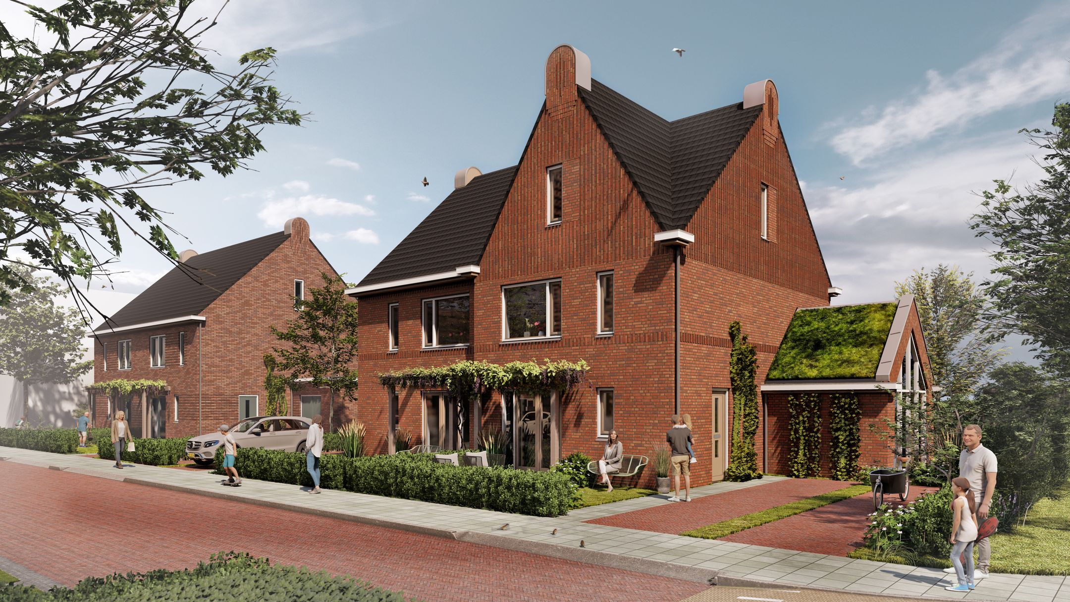 Twee-onder-een-kapwoning (Bouwnr. 2)