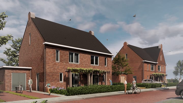 Foto 2 van Twee-onder-een-kapwoning (Bouwnr. 2)