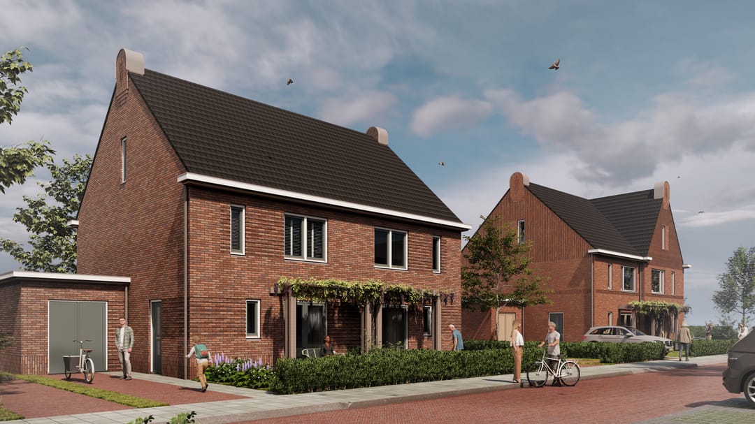 Foto 1 van Twee-onder-een-kapwoning (Bouwnr. 3)