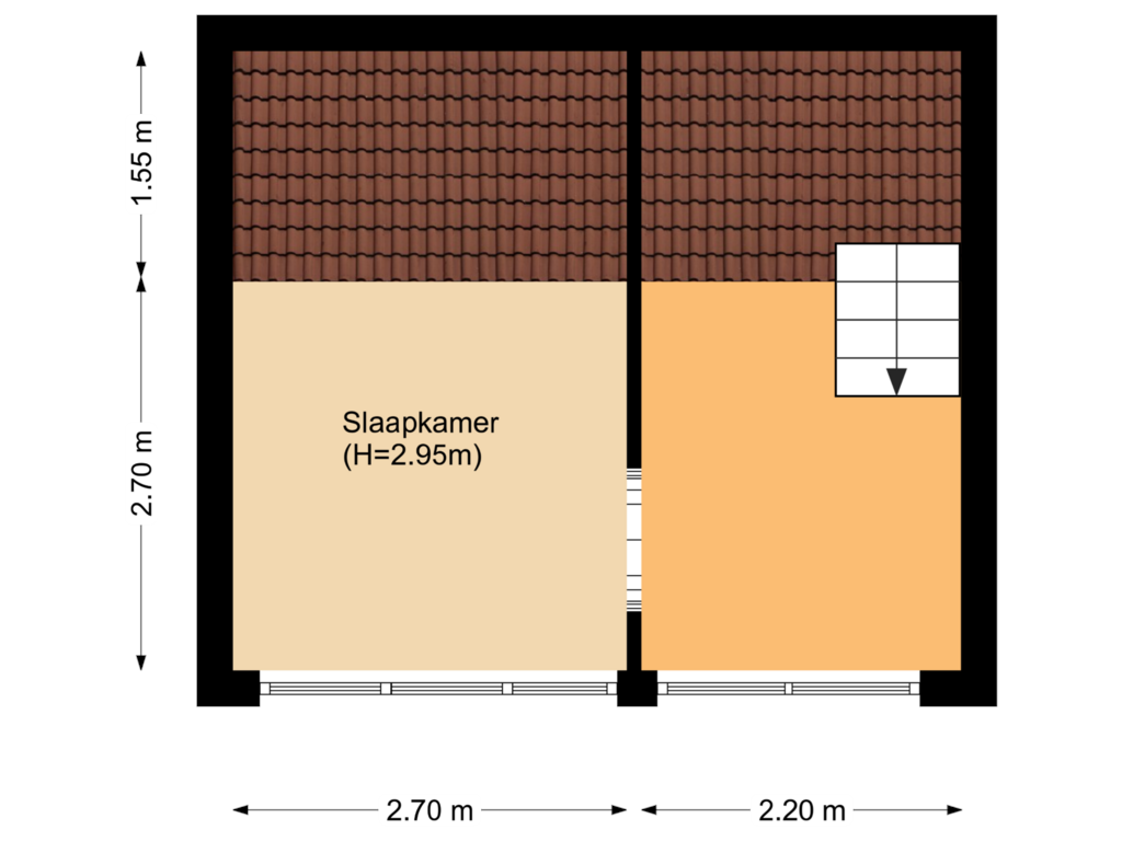 Bekijk plattegrond van Floor 2 van Pieter Noordelooslaan 31