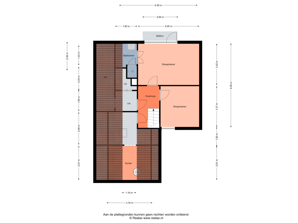 Bekijk plattegrond van Verdieping van Pelzerpark 62