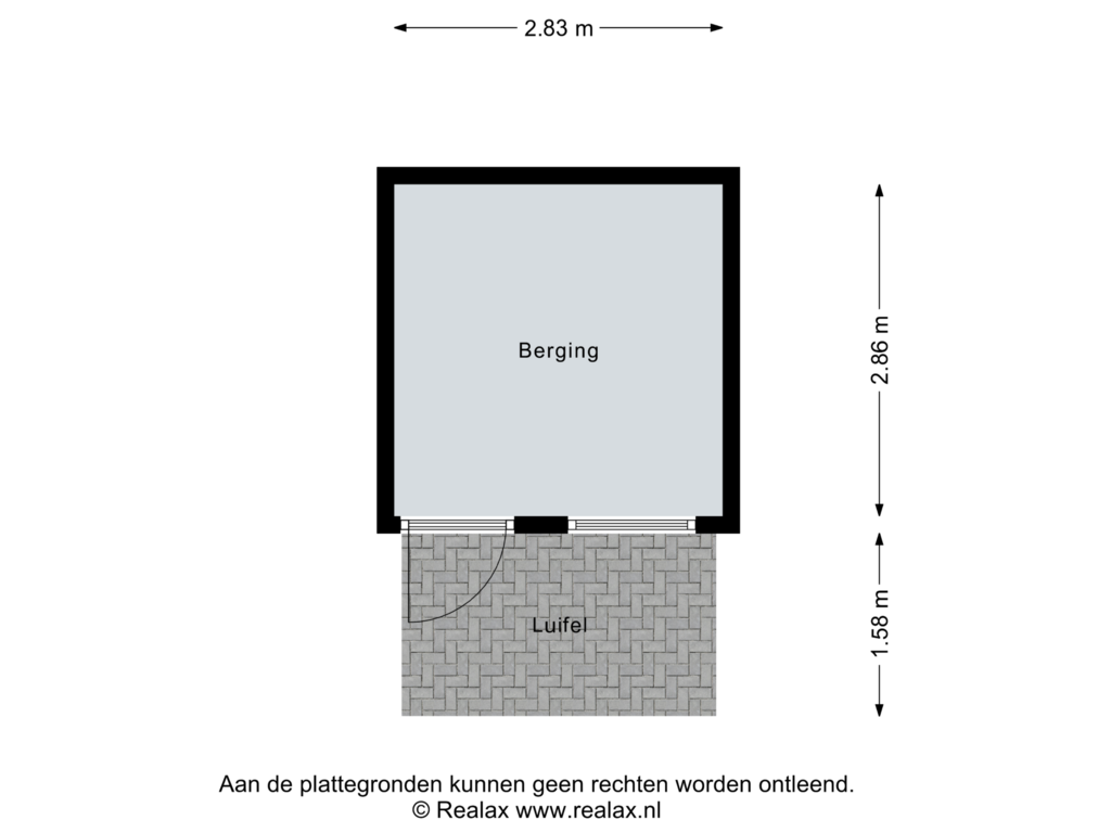 Bekijk plattegrond van Berging van Pelzerpark 62