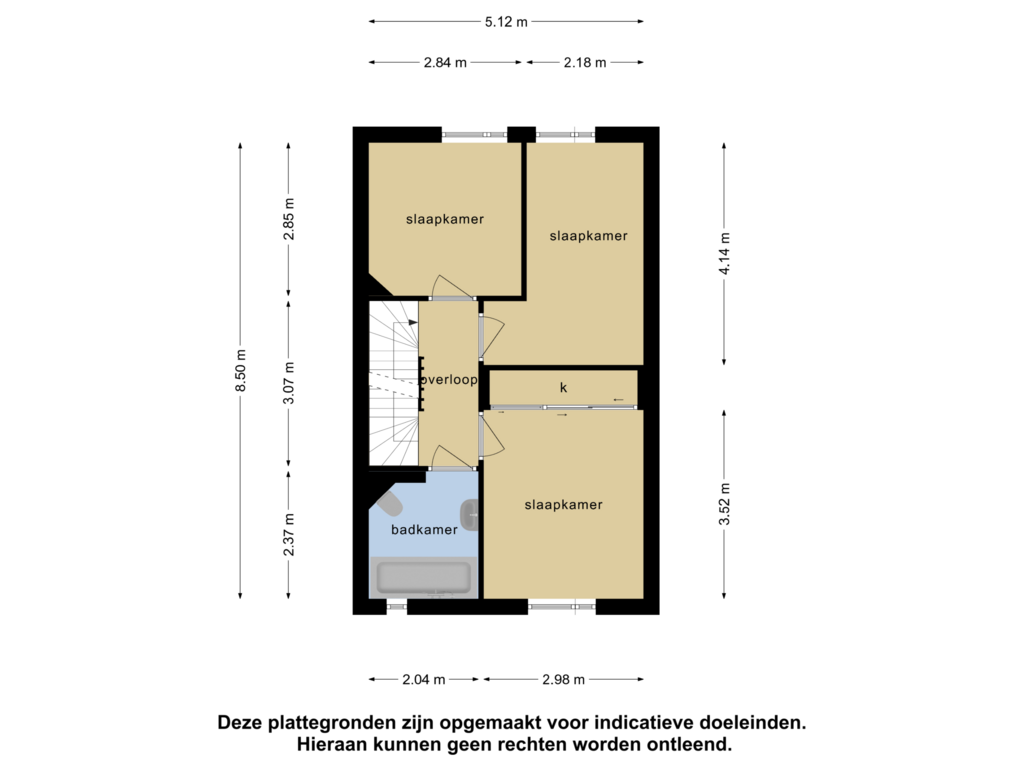 Bekijk plattegrond van 1e verdieping van Rijpstraat 48