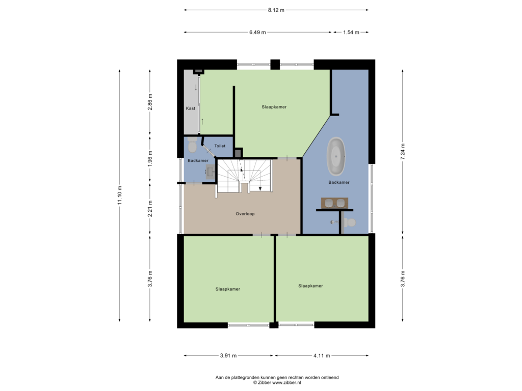 View floorplan of Eerste Verdieping of Dorpstraat 79