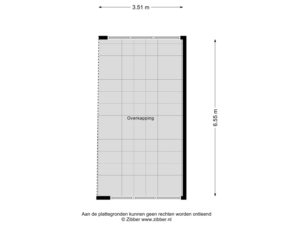 View floorplan of Overkapping of Dorpstraat 79