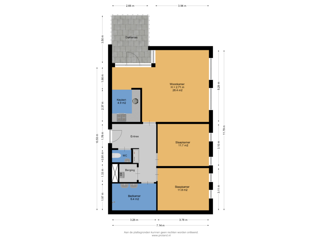 Bekijk plattegrond van Appartement van Hoofdstraat 78-V