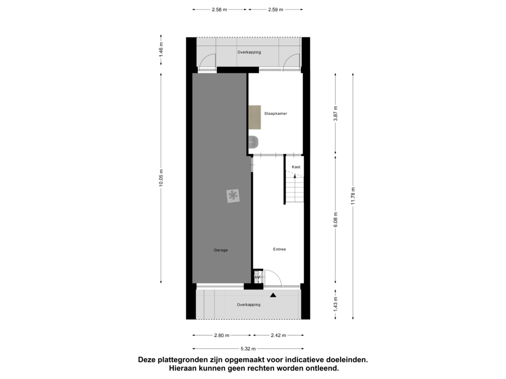 Bekijk plattegrond van Begane Grond van Mgr Smitstraat 14