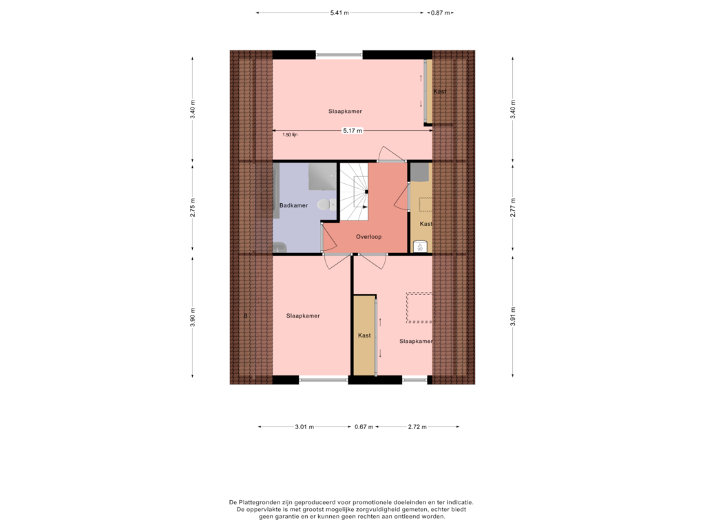 Bekijk plattegrond van First floor (copy) van Jachtopziener 6