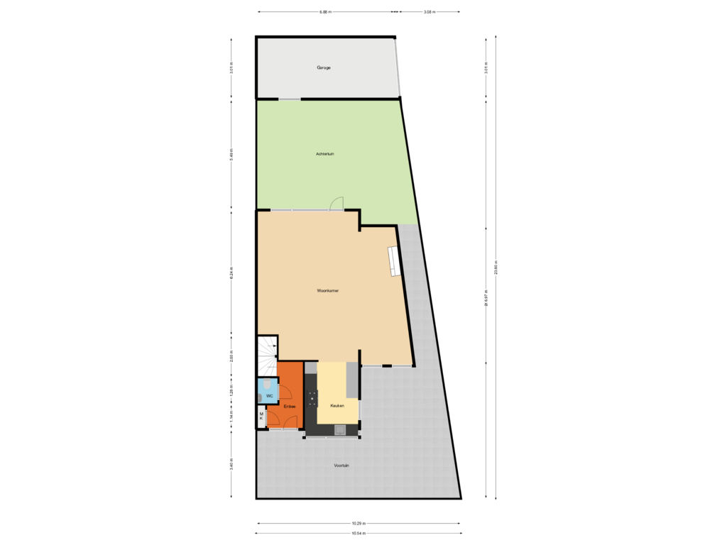 View floorplan of Tuin of Bouwlust 84