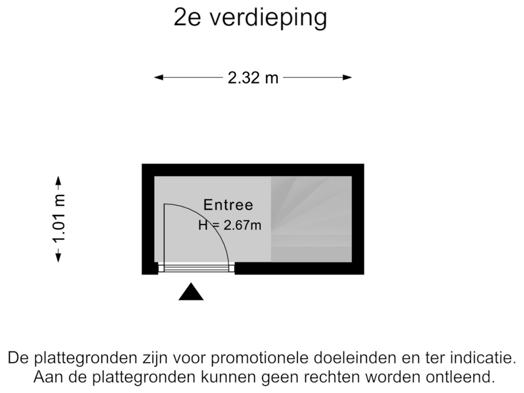 Bekijk plattegrond van 2e verdieping van Tuinstraat 177-3