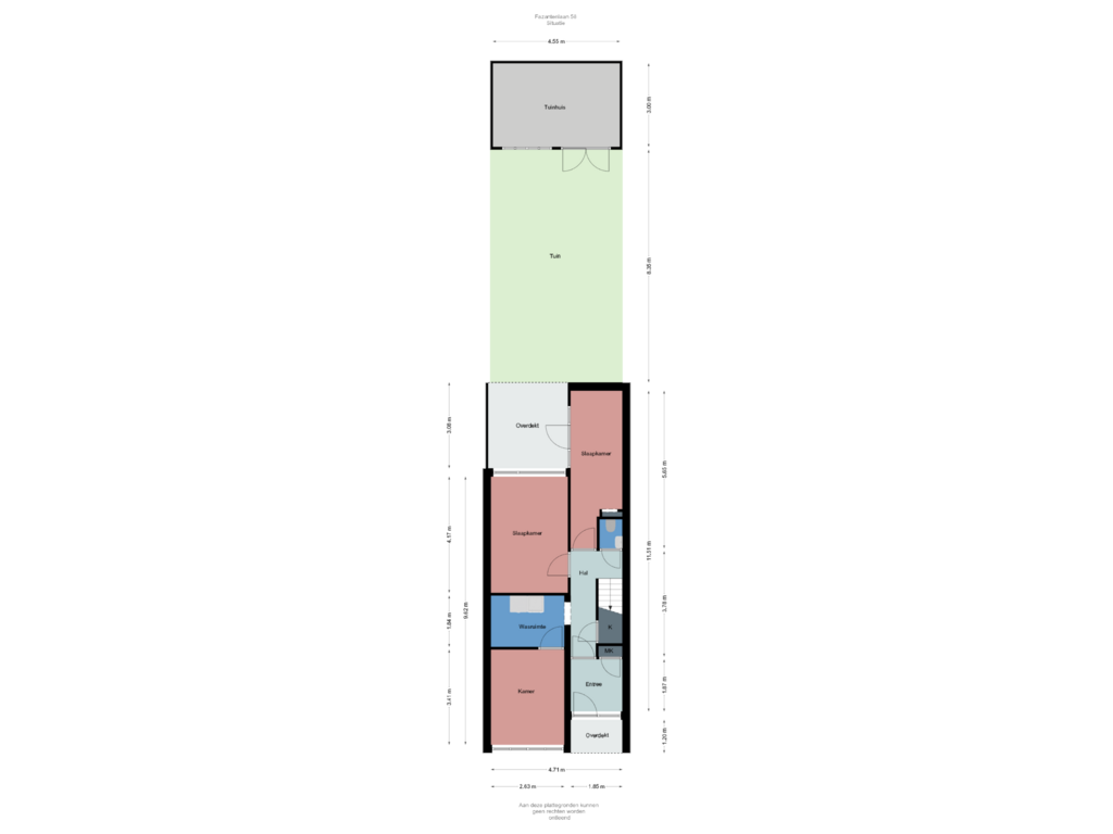 View floorplan of Situatie of Fazantenlaan 58