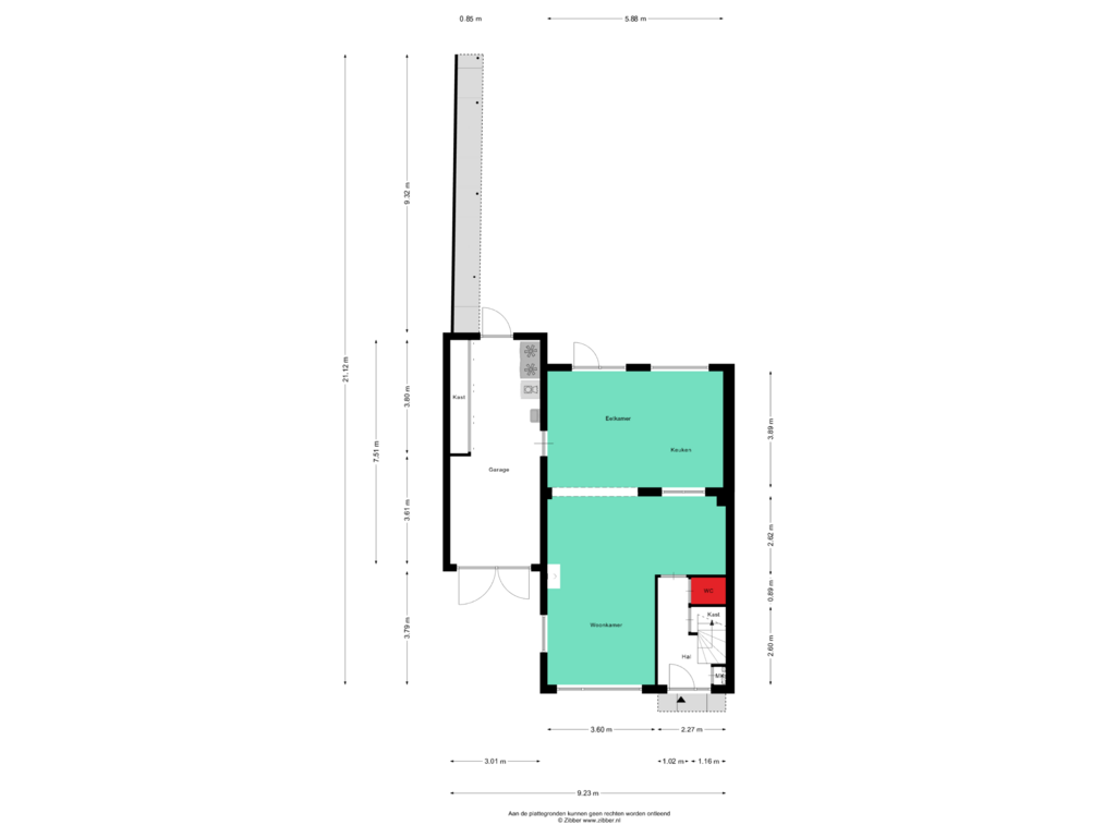 Bekijk plattegrond van Begane grond van Doctor Schaepmanstraat 19