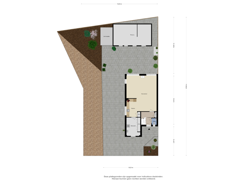 Bekijk plattegrond van Begane Grond Tuin van Mercurius 8