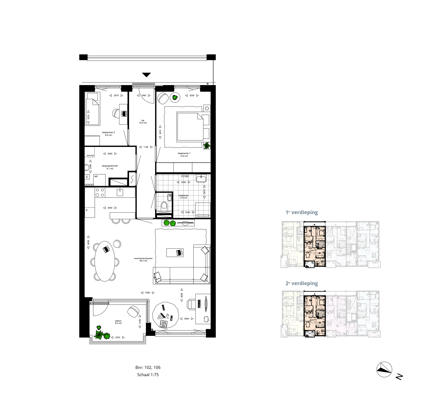 Photo 4 of Tussenappartement (Bouwnr. 106)