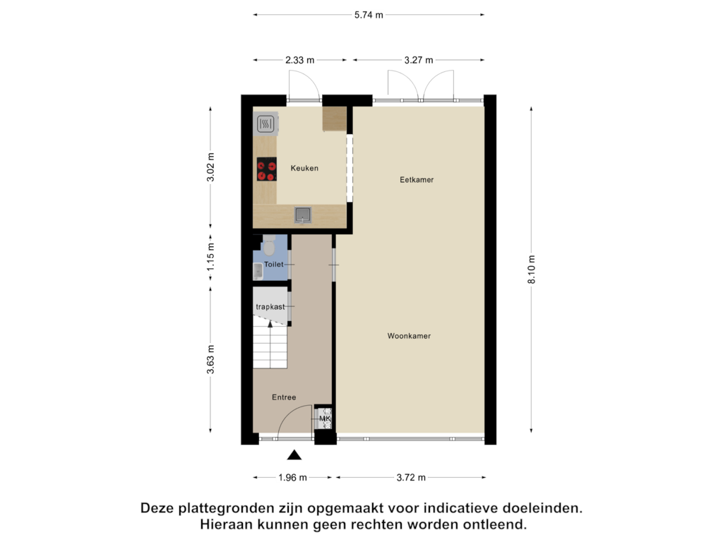 Bekijk plattegrond van Begane Grond van Patrijsstraat 66