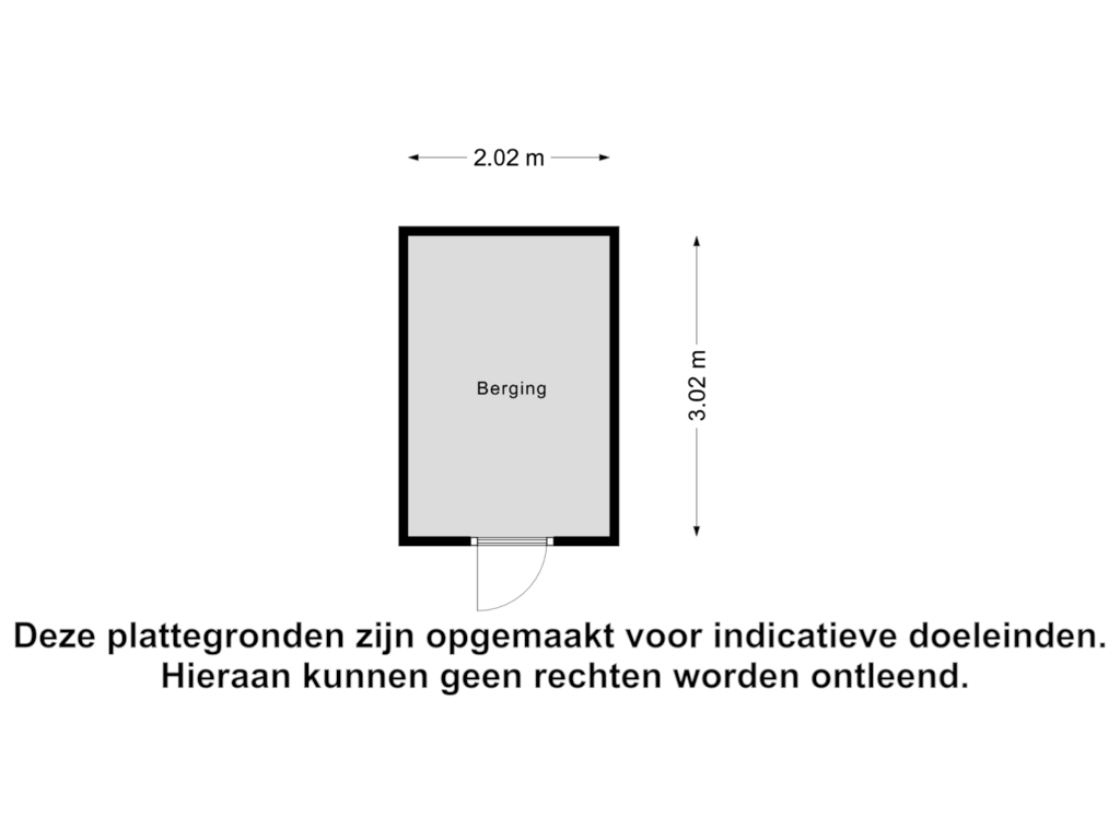 Bekijk plattegrond van Berging van Patrijsstraat 66