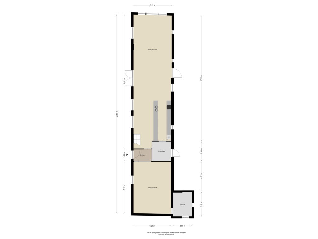 Bekijk plattegrond van Begane Grond van Kerkplein 12