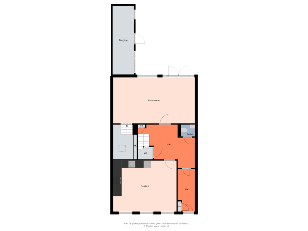 Bekijk plattegrond van Begane grond van Buorren 89