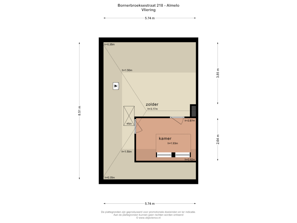 Bekijk plattegrond van Vliering van Bornerbroeksestraat 218