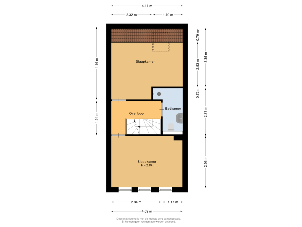 Bekijk plattegrond van Eerste verdieping van Aldendrielpad 6