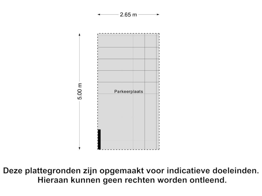 Bekijk plattegrond van Parkeerplaats van Albardagracht 98