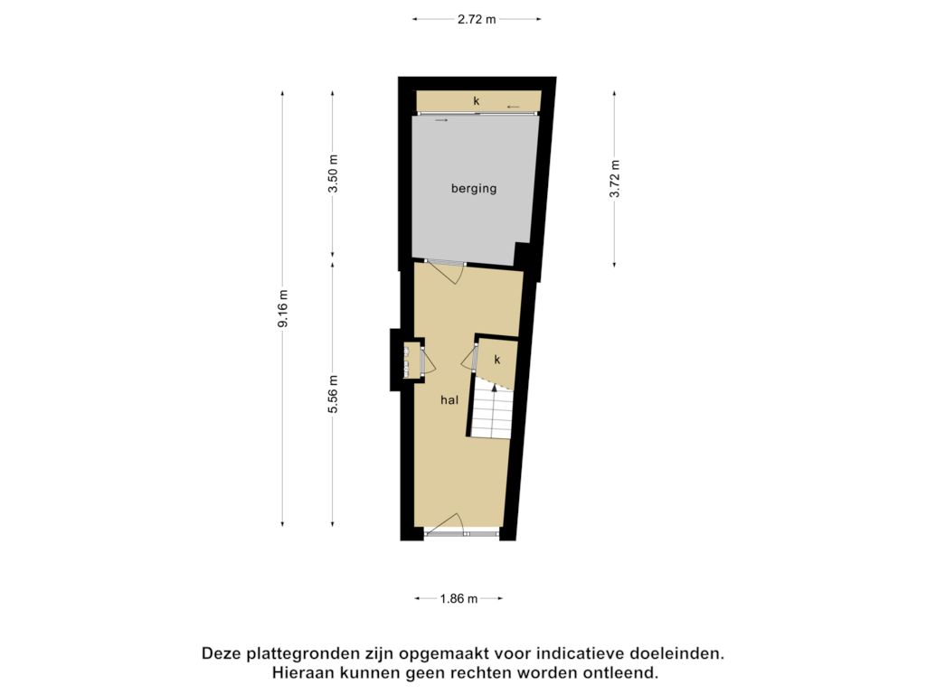 Bekijk plattegrond van Begane grond van Molenstraat 71