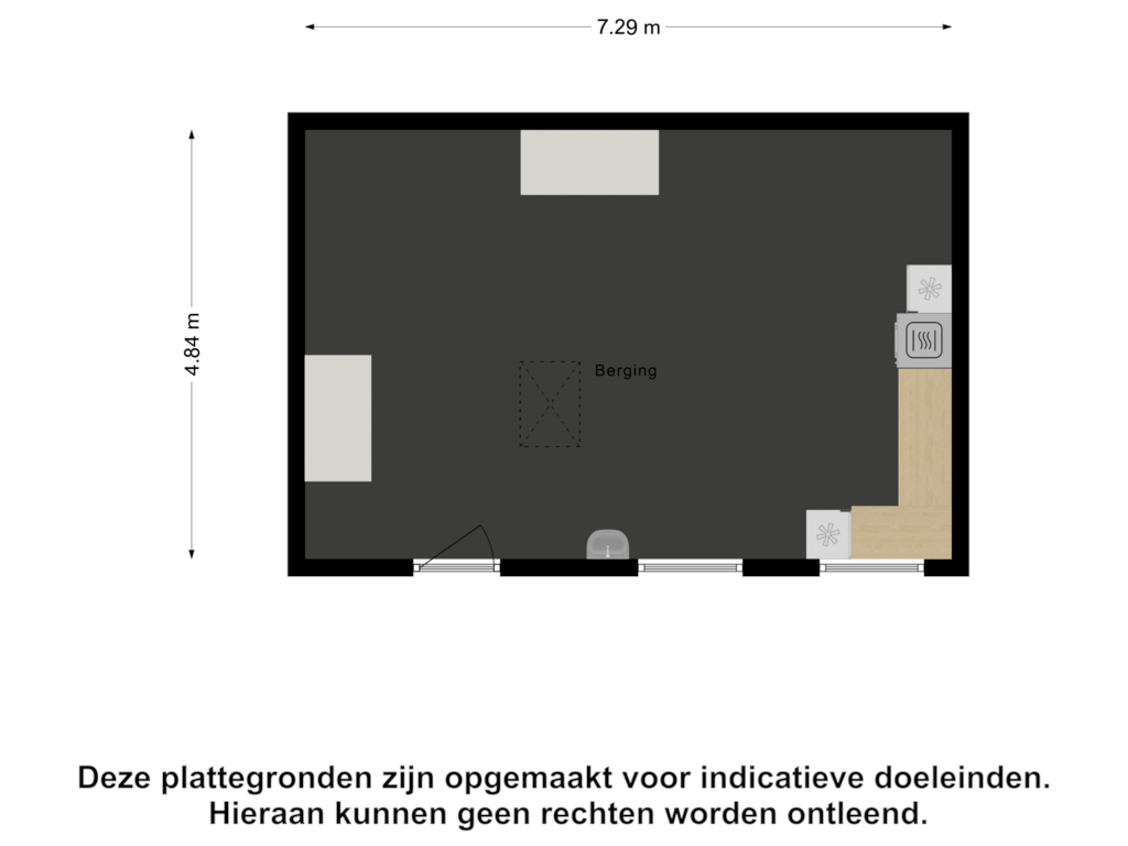 Bekijk plattegrond van Berging van Schanswijk 45