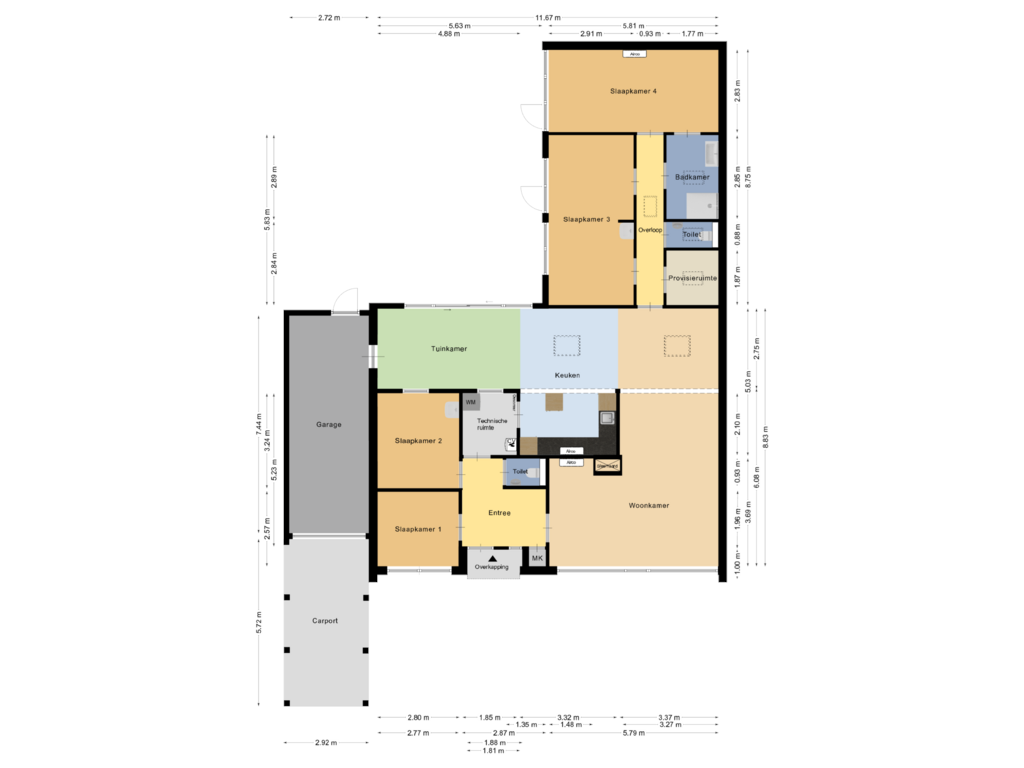 Bekijk plattegrond van Begane Grond van Forellenlaan 4