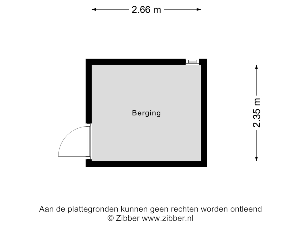 Bekijk plattegrond van Berging van Jeltje de Bosch Kemperpad 125