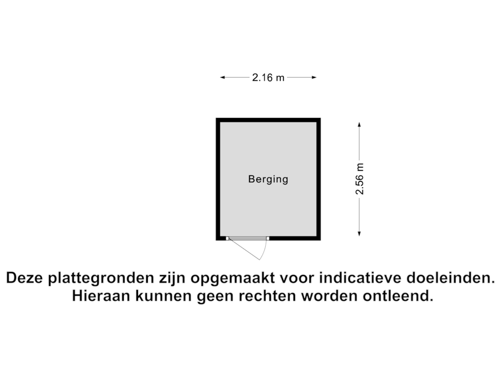 View floorplan of Berging of Osdorper Ban 373