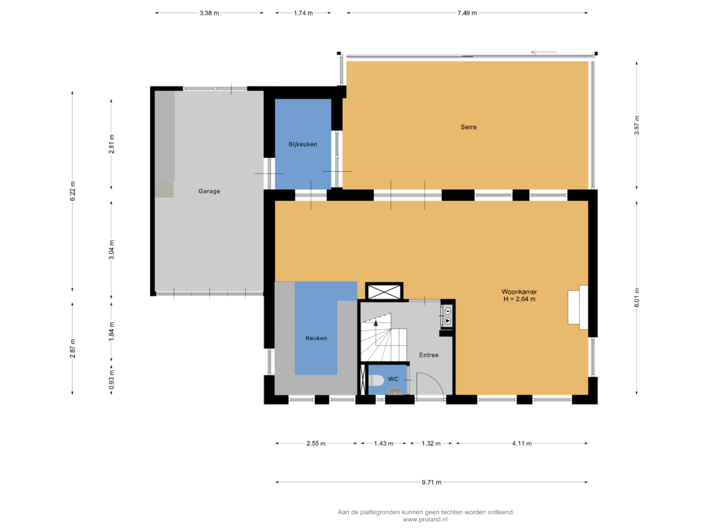 View floorplan of Begane Grond of Aak 8