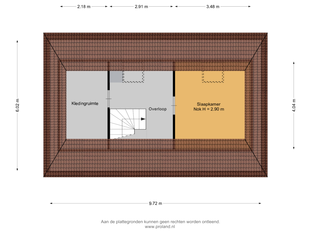 View floorplan of 2e Verdieping of Aak 8