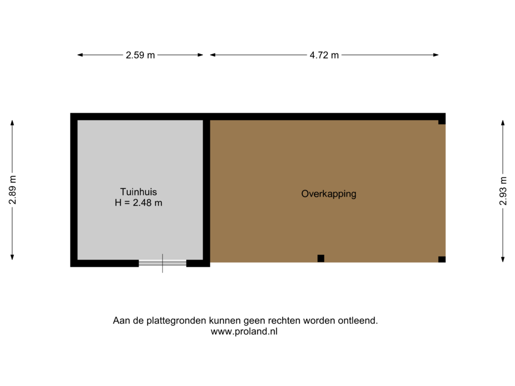 View floorplan of Tuinhuis of Aak 8