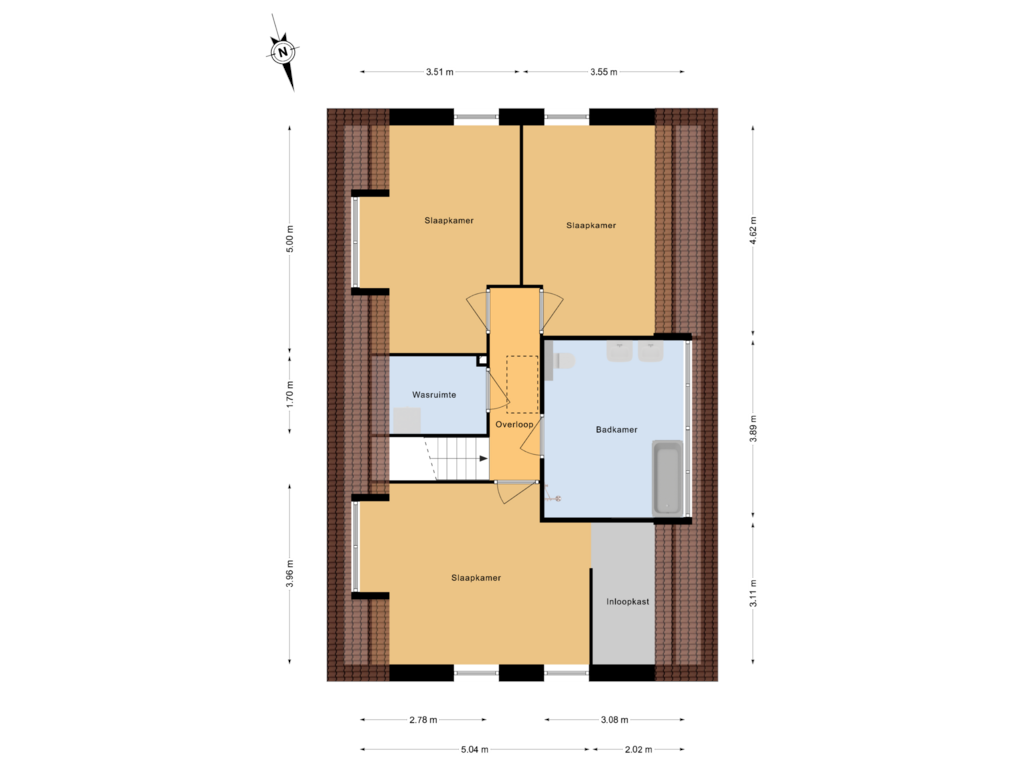 Bekijk plattegrond van 1e verdieping van Vrijstaande woning (Bouwnr. 2)