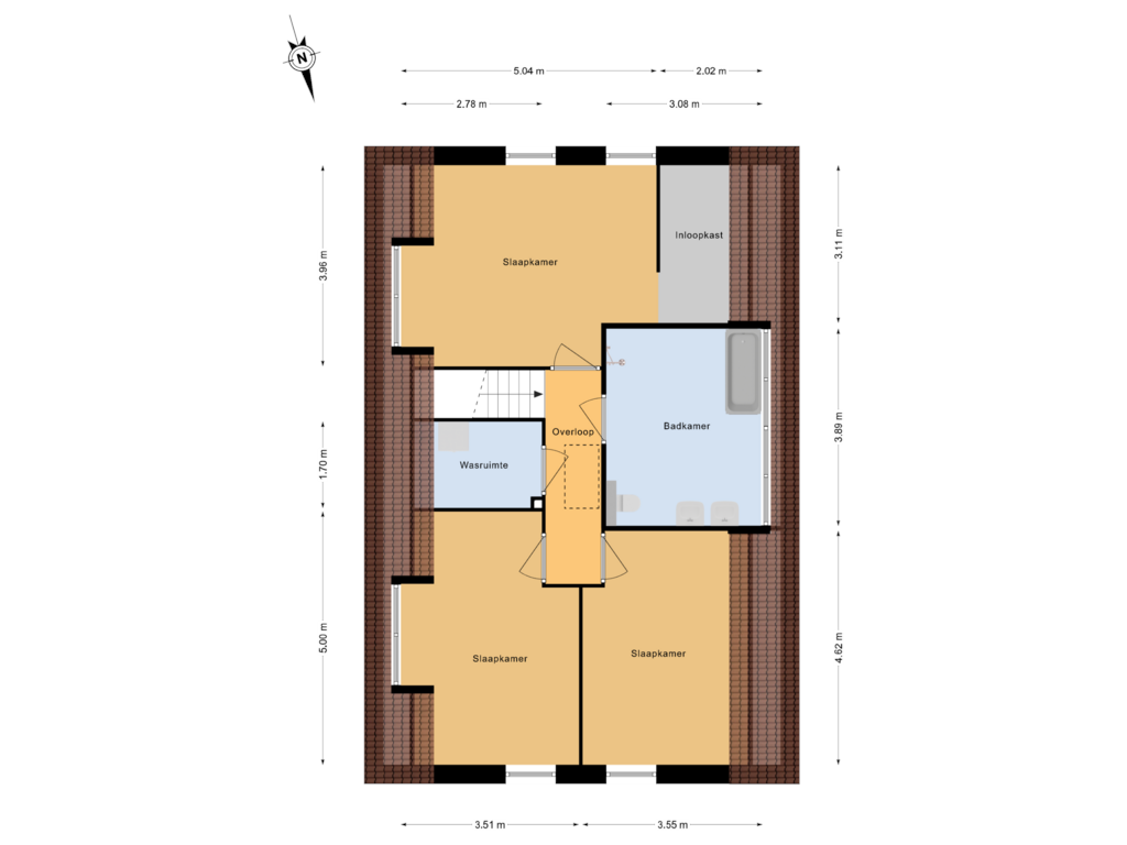 Bekijk plattegrond van 1e verdieping van Vrijstaande woning (Bouwnr. 1)