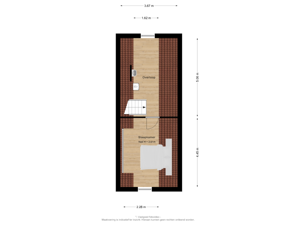 View floorplan of 2e verdieping of Dijkmanzoet 27