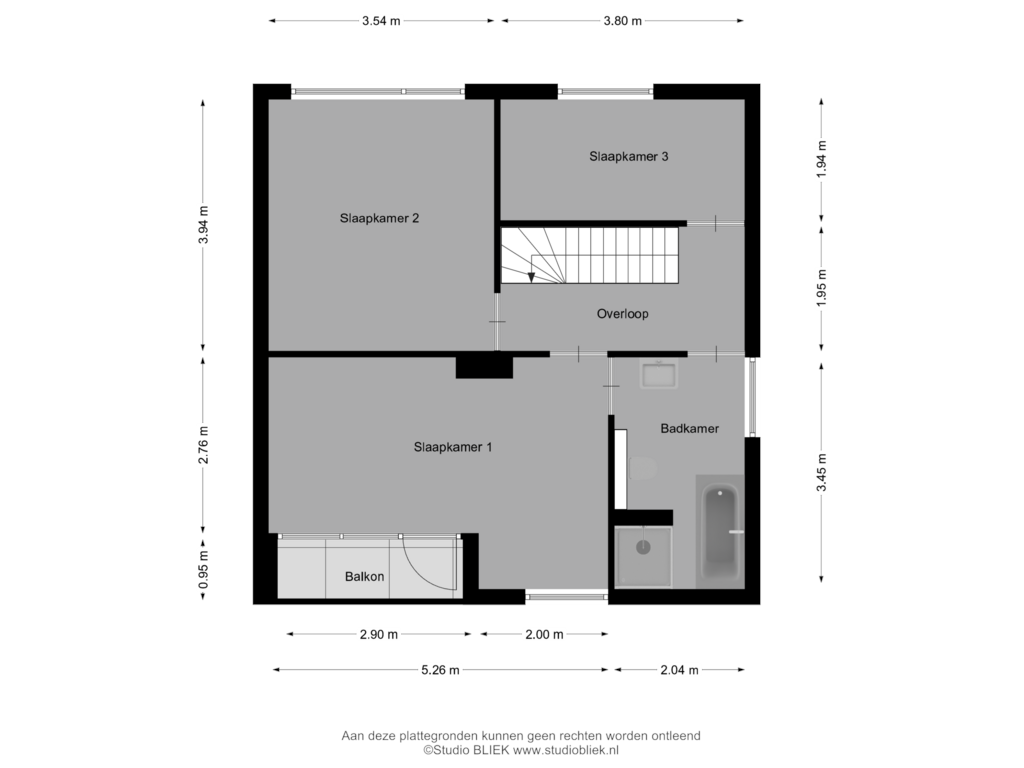 Bekijk plattegrond van Eerste verdieping van Achtmorgenstraat 3