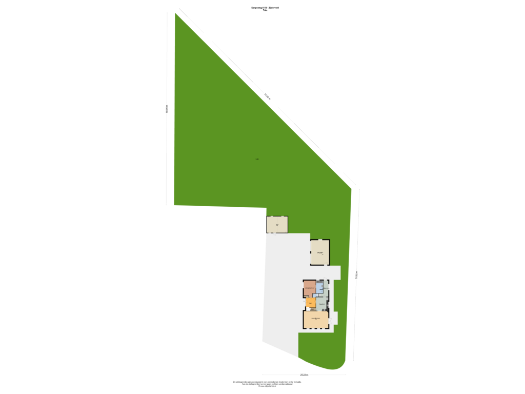 View floorplan of Tuin of Dorpsweg 51-B