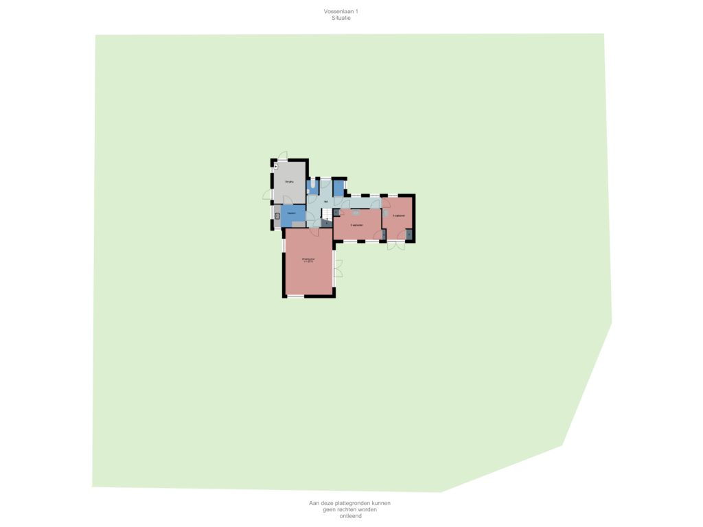 View floorplan of Situatie of Vossenlaan 1