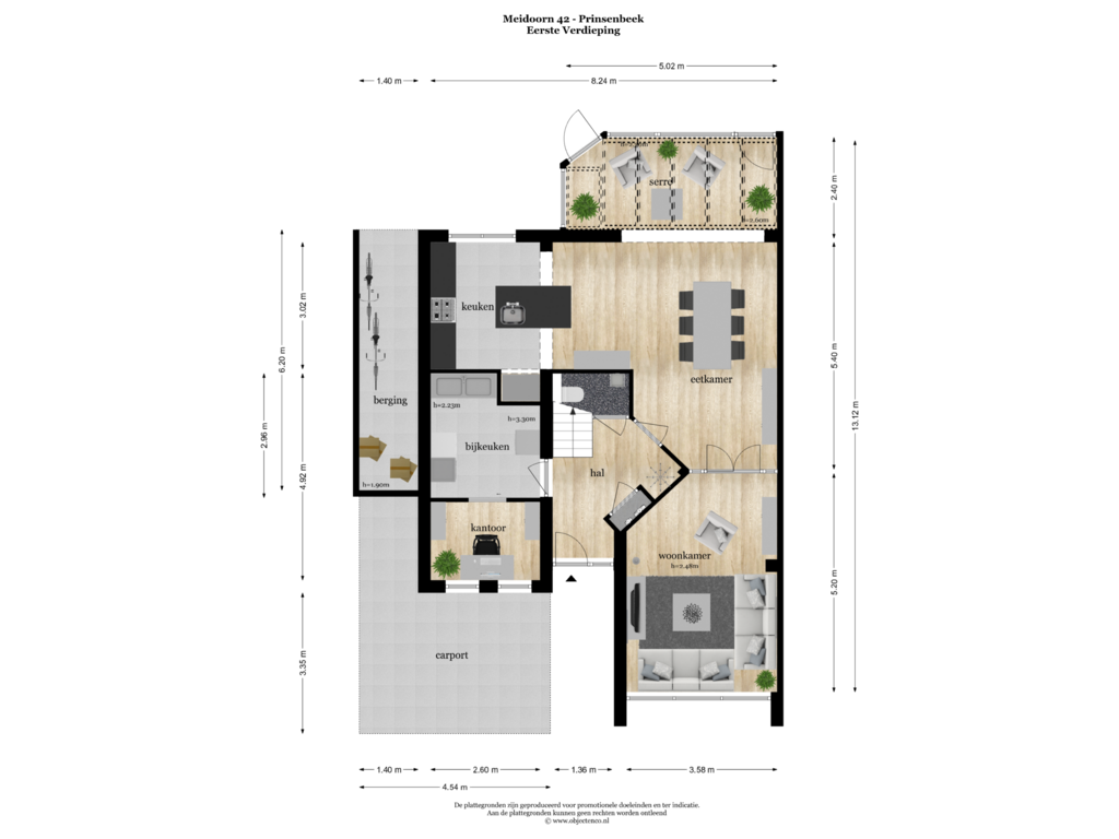 Bekijk plattegrond van Begane Grond van Meidoorn 42