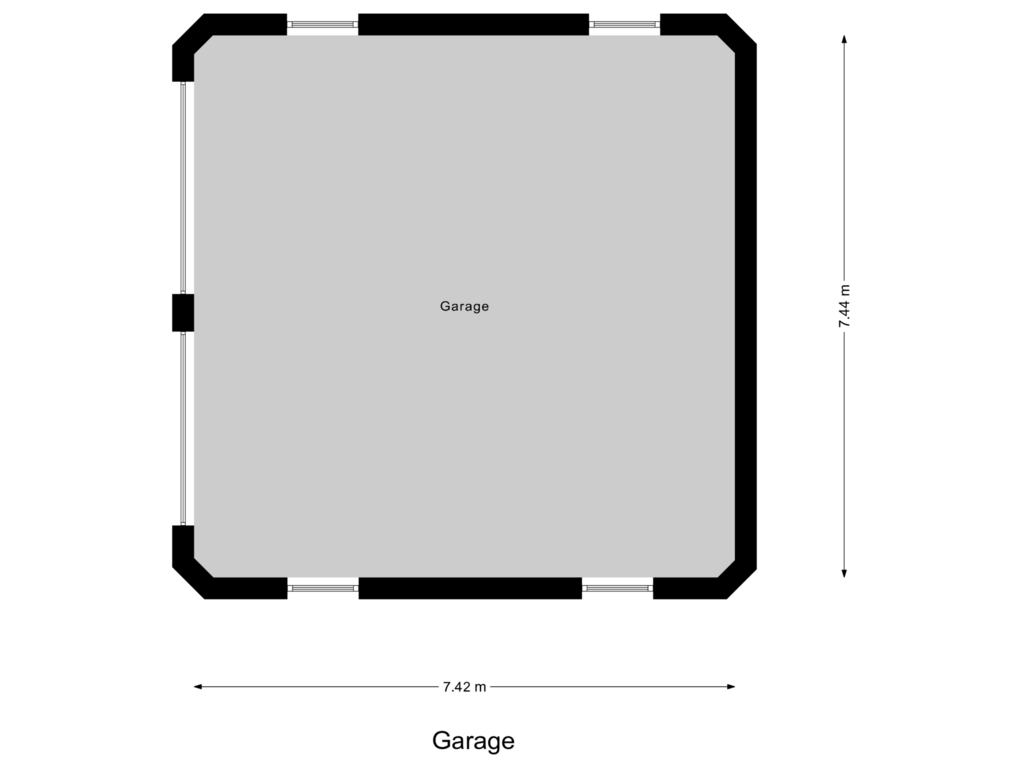 View floorplan of Garage of Strandweg 38