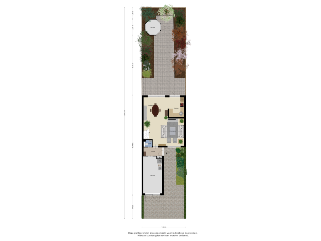 Bekijk plattegrond van Begane Grond Tuin van Zuiderkruis 7