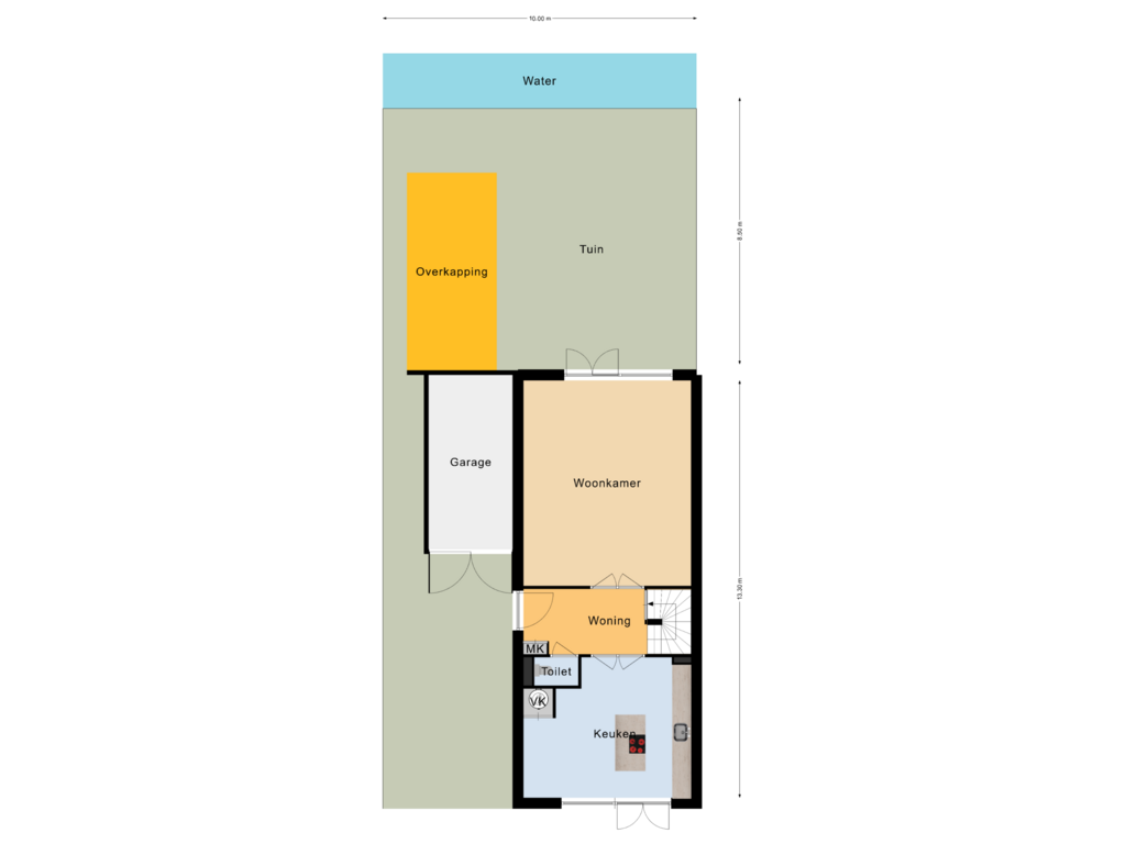 View floorplan of Perceel of Windhaak 15