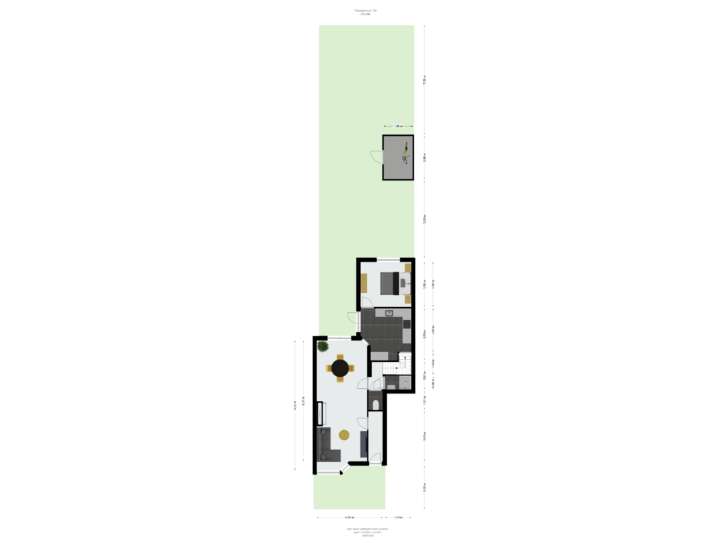 View floorplan of Situatie of Tooropstraat 193